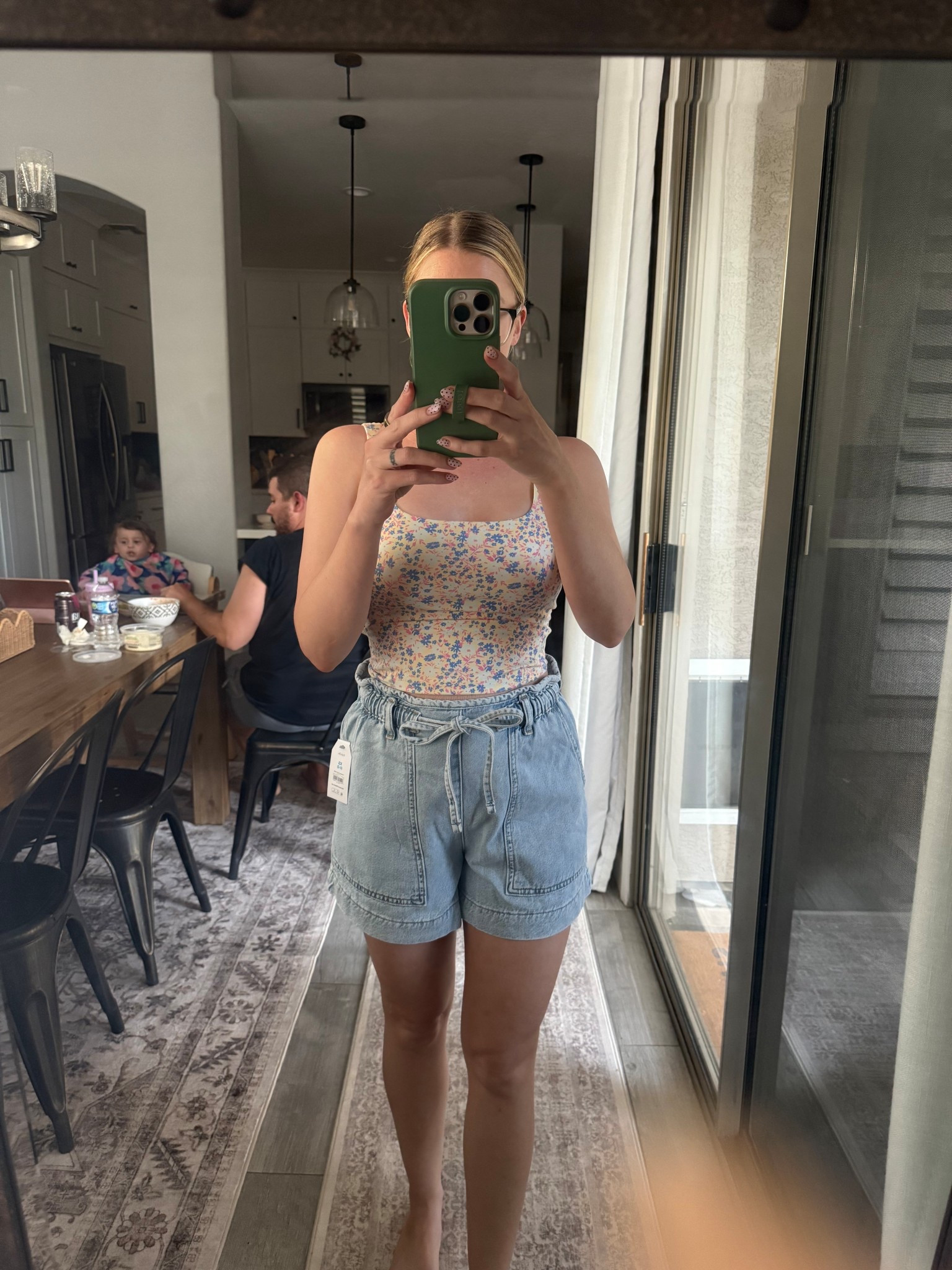 These high rise light wash shorts are too CUTE! Love them, they fit a little large so I would size down! 

#walmartfashion #affordablefashion 

#LTKmomlife #LTKgrwm