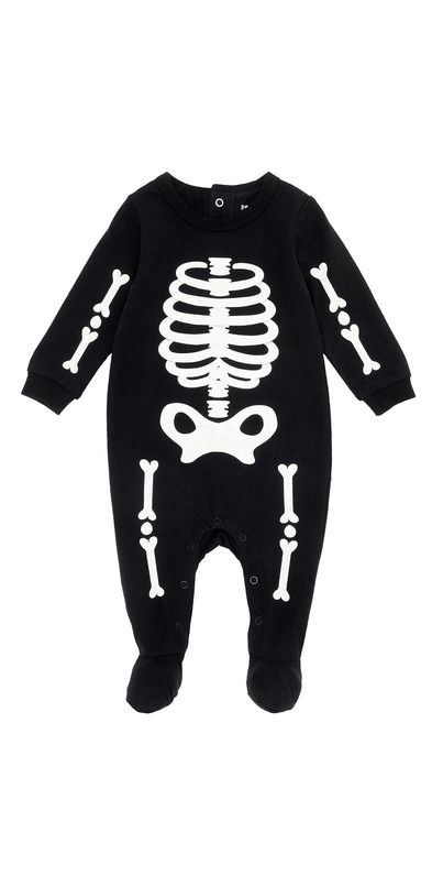 petit lem Spooky Baby Sleeper Knit Black | Well.ca