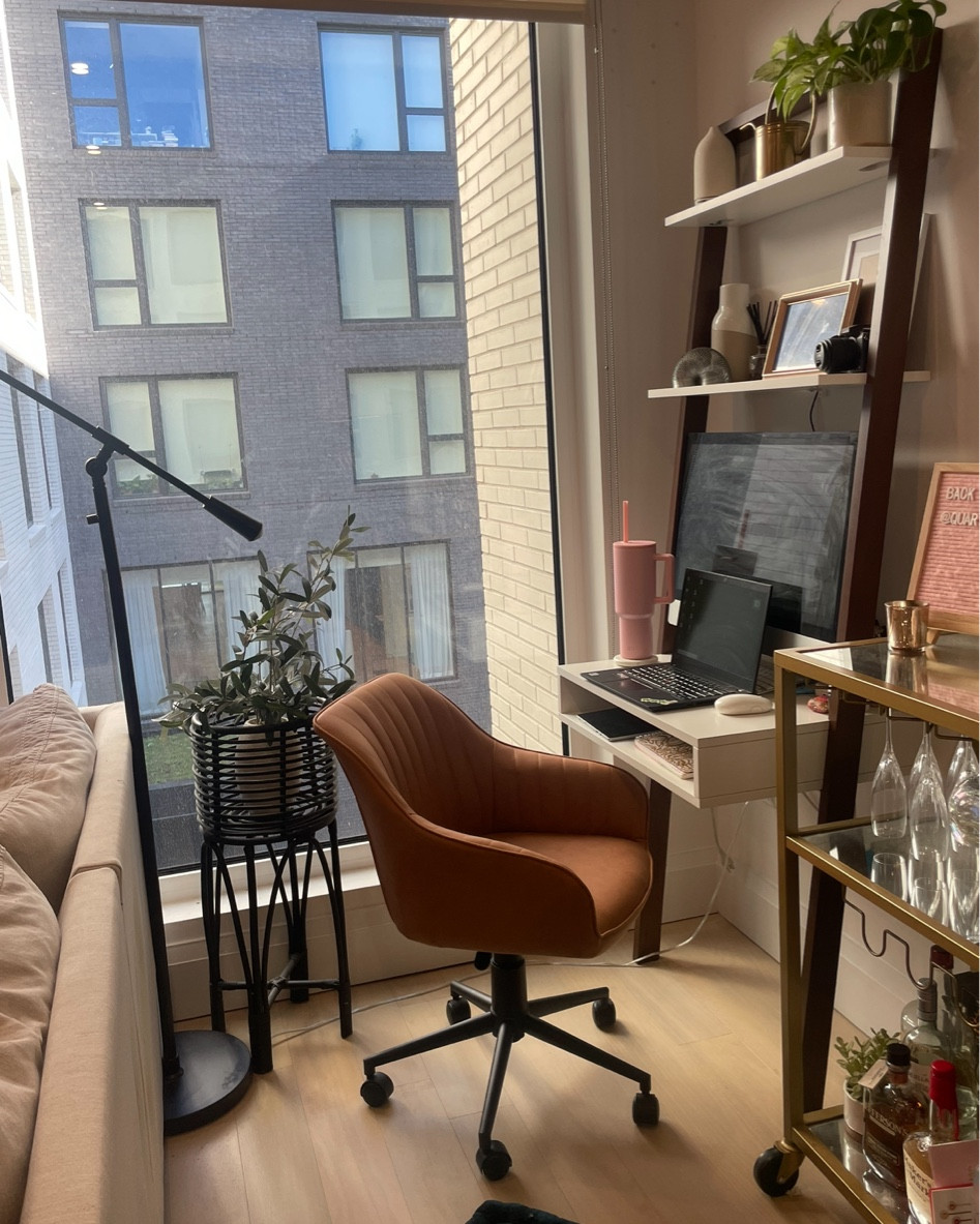 Shop my work from home / at home office. Great for small apartment spaces. Ladder desk / office desk / decor. West elm and mostly Amazon 

#LTKfindsunder100 #LTKhome #LTKworkwear
