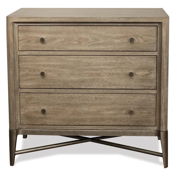 Regan 3 - Drawer Nightstand | Wayfair North America