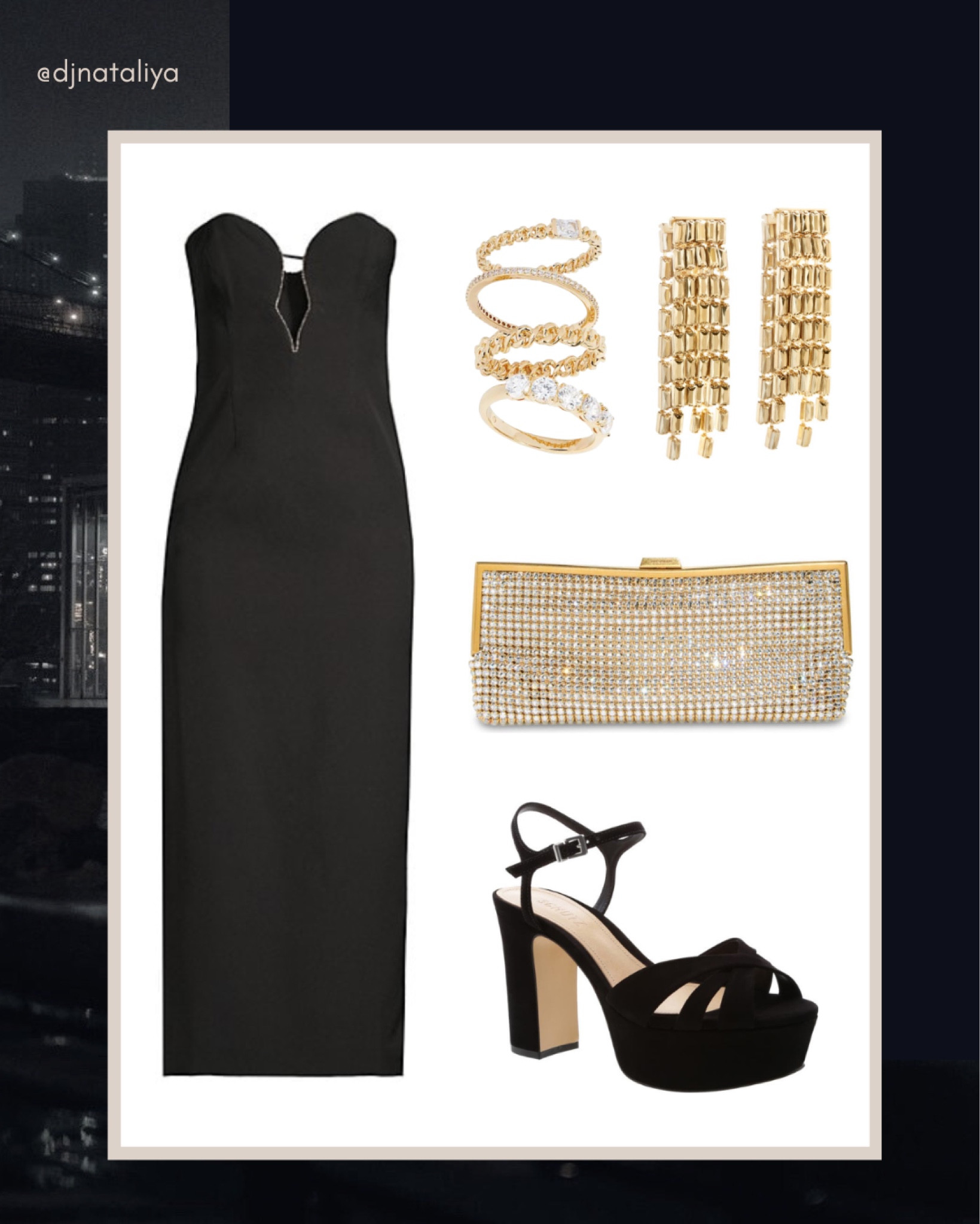 Black gown
Black platform sandals 
YSL rhinestone clutch 
Statement earrings
Stacking rings


black formal dress black outfit black outfits fall 2023 formal fall wedding guest dress fall wedding guest dresses fall dress outfit fall dresses 2023 black heels fall sandals 2023 fall shoes 2023 sparkle dress outfits summer wedding guest dress summer winter wedding guest dress winter wedding guest dresses winter dresses 2023 formal holiday dress holiday formal dress wedding guest outfit womens dresses to wear to wedding dresses for wedding guest outfit special event dress evening gown evening outfits evening dress formal formal semi formal wedding guest dresses black tie optional occasion dress prom dress formal dress formal gown formal wedding guest dress formal maxi dress black tie dress black tie wedding guest dress summer black tie gown black tie event dress event outfit revolve wedding guest dress revolve summer cocktail dress cocktail wedding guest dress cocktail wedding guest dresses cocktail party dress cocktail outfit cocktail cocktail dress summer brunch outfit summer brunch dress summer fancy dinner outfit dinner date outfit night outfit dinner party outfit dinner dress dinner out dinner party outfits beach formal beach wedding guest dress beach wedding guest beach wedding dress gala gown gala dress ball gown summer gown elegant dresses elegant outfits summer date night outfits summer date night dress girls night out outfit girls night outfit summer going out outfits going out dress night out dress night dress date dress black bachelorette outfits black bachelorette party outfits bachelorette dress miami outfits miami dress miami style miami fashion miami night outfit mexico wedding guest mexico dress mexico vacation outfits palm springs outfit hawaii vacation outfits hawaii outfits hawaii dress bahamas cancun outfits cabo outfits cabo vacation beach vacation dress vacation style vacation wear vacation outfits resort looks resort wear dresses resort style resort wear 2023 midsize resort dress resort outfits

#LTKGiftGuide #LTKshoecrush #LTKfindsunder100 #LTKwedding #LTKfindsunder50 #LTKSeasonal #LTKparties