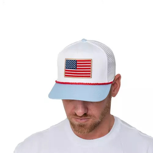 Men's BURLEBO Old Glory Adjustable Hat | Scheels Sports