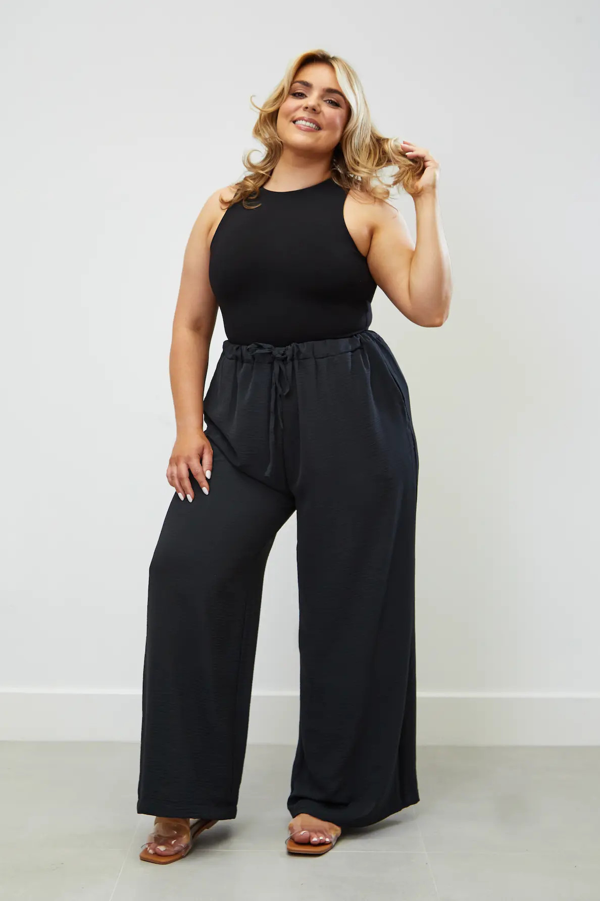 High Waisted Wide Leg ‘Olivia’ Trousers | RELR