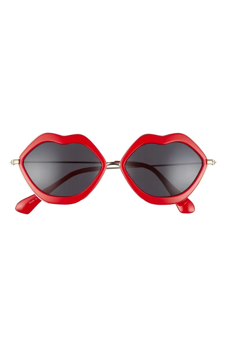 Lip Design Wire Sunglasses | Nordstrom Rack