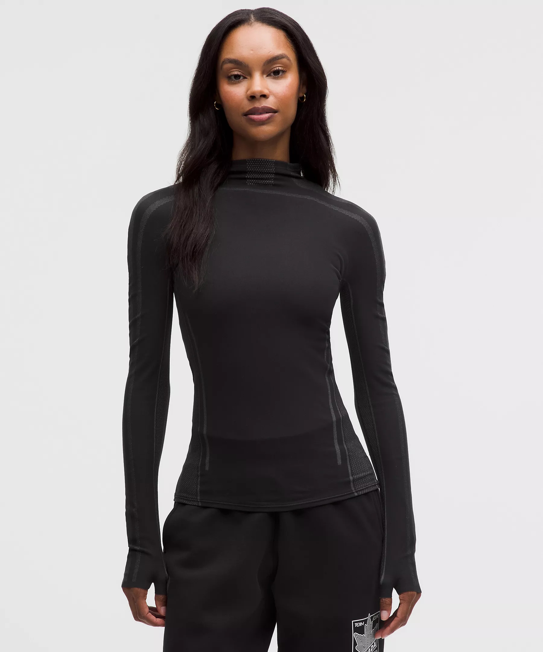 Team Canada Women's Seamless Mockneck Base Layer | lululemon (CA)