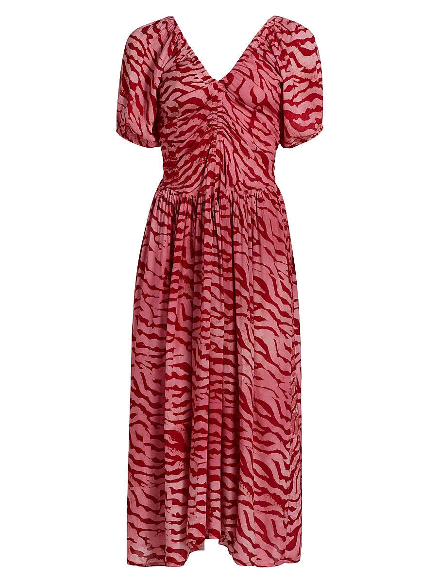 Women's Bori Printed A-Line Midi-Dress - Pink - Size XXL | Saks Fifth Avenue