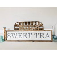 Sweet Tea Sign, Summer Decor, Southern Kitchen Decor, Farmhouse Style, Tea Sign, Goft for Mom, READY TO SHIP | Etsy (US)