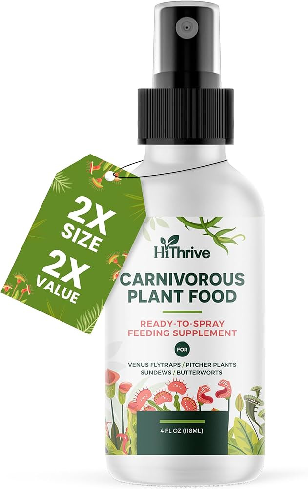 4oz Carnivorous Plant Food Spray & Venus Fly Trap Food - Up to 600 Sprays, Tropical Plant Fertili... | Amazon (US)