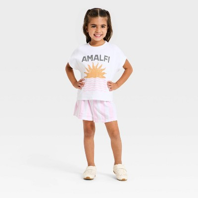 Toddler Girls' 2pc Grayson Mini Top & Bottom Set - Pink 3T | Target