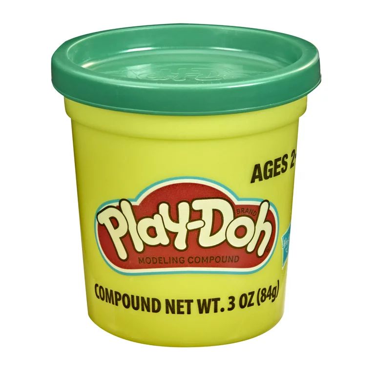 Play-Doh Single Can Dark Green Modeling Compound, 3 Ounces | Walmart (US)