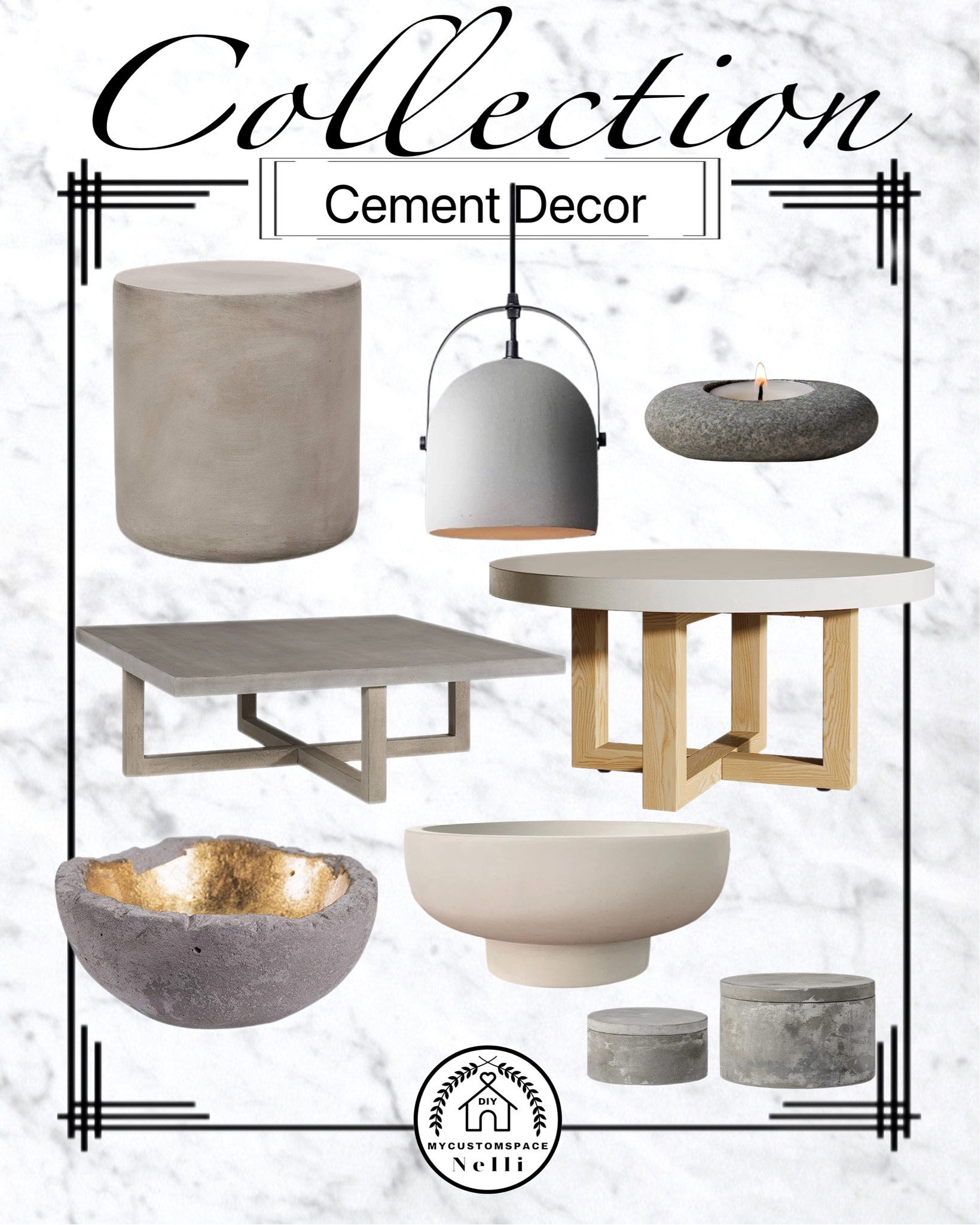 Cement Accent Decor, Modern Home, Sale, Home Collection 

#LTKFind #LTKhome #LTKsalealert