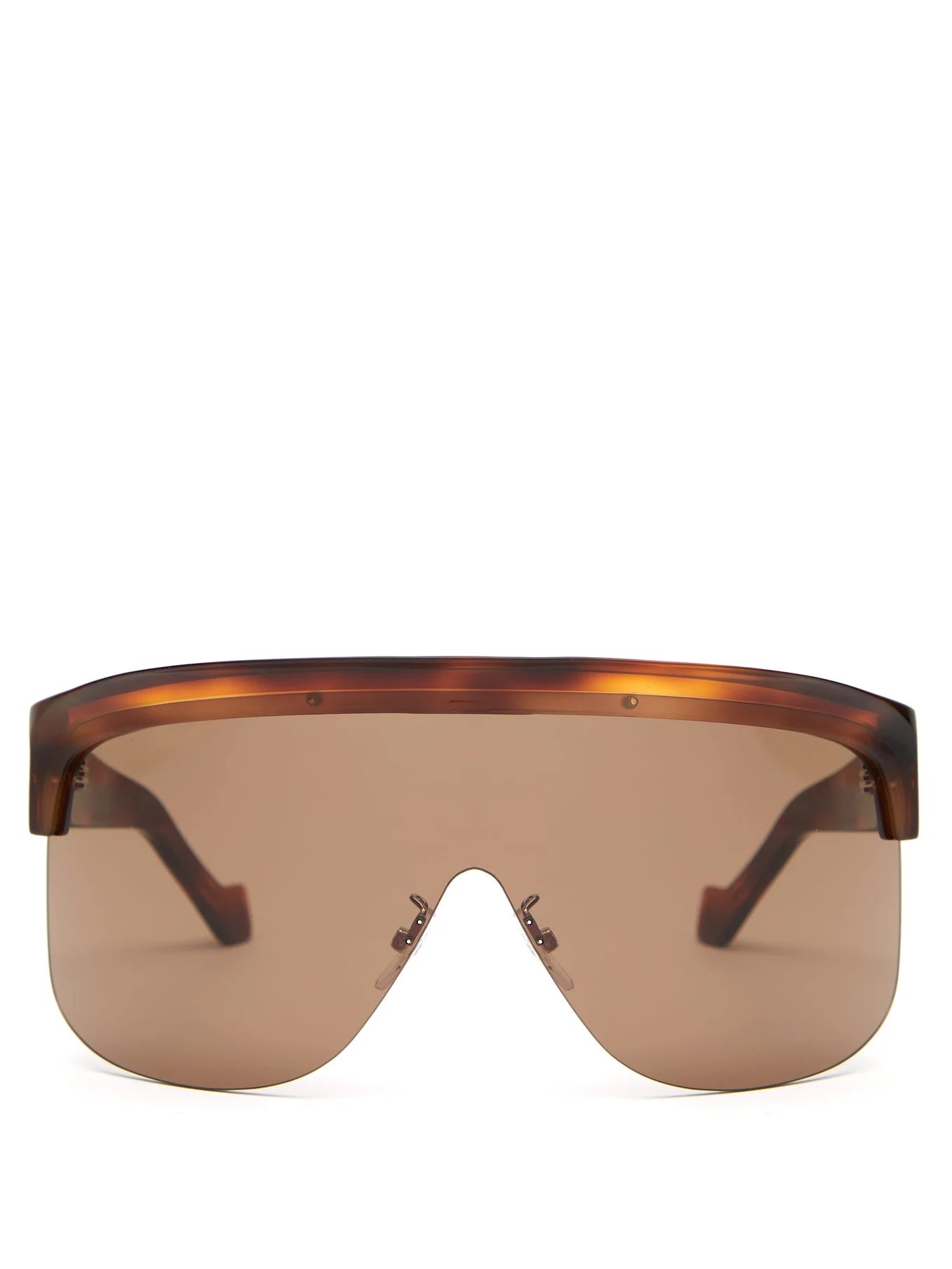 Show D-frame acetate visor sunglasses | Matches (UK)
