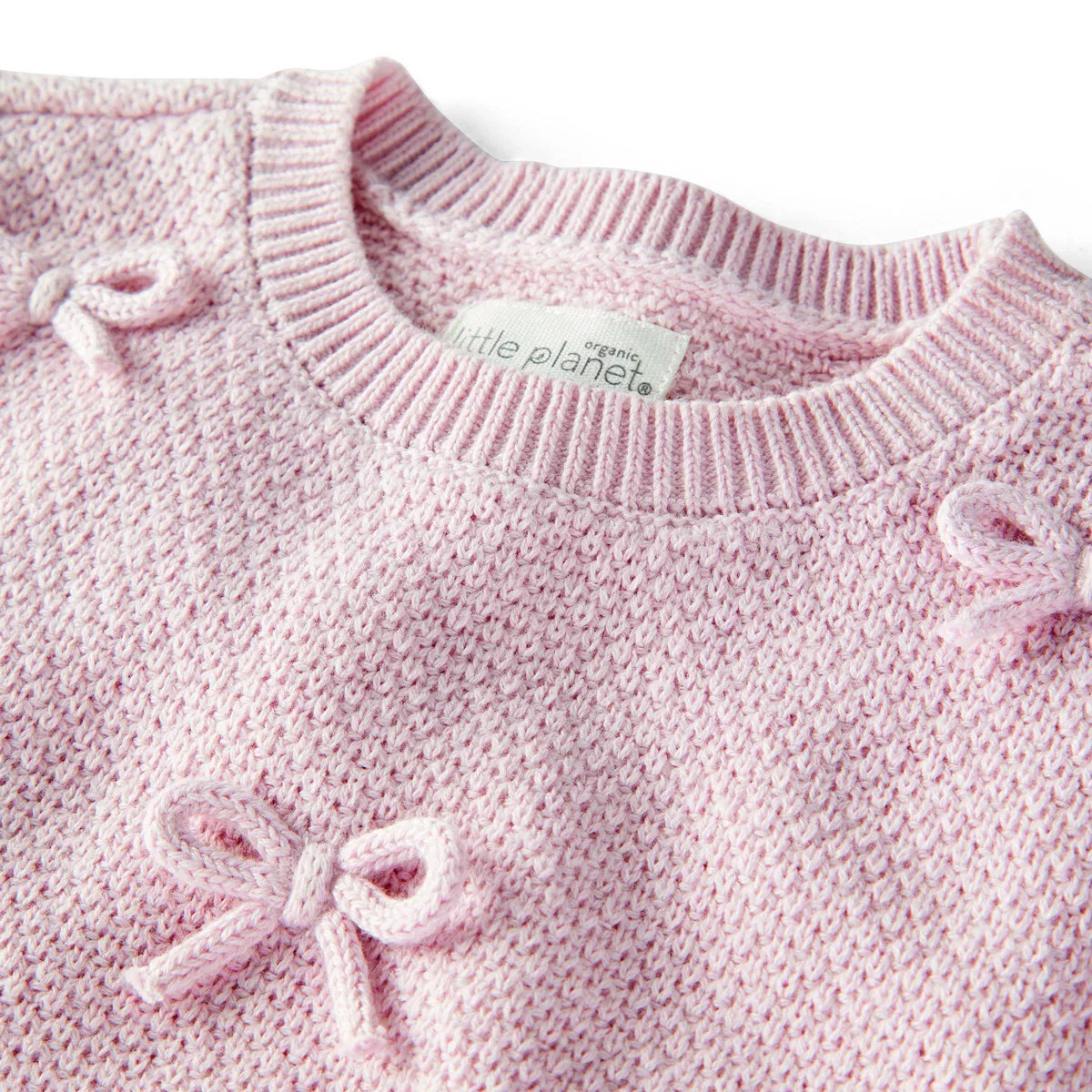 Little Planet By Carter's Organic Baby Girls' 2pc Bow Sweater Set - Pink | Target