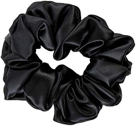 Waterlily Scrunchie 100% Mulberry Silk 22momme Hair Ties Scrunchies for Women Girls Soft Natural ... | Amazon (UK)