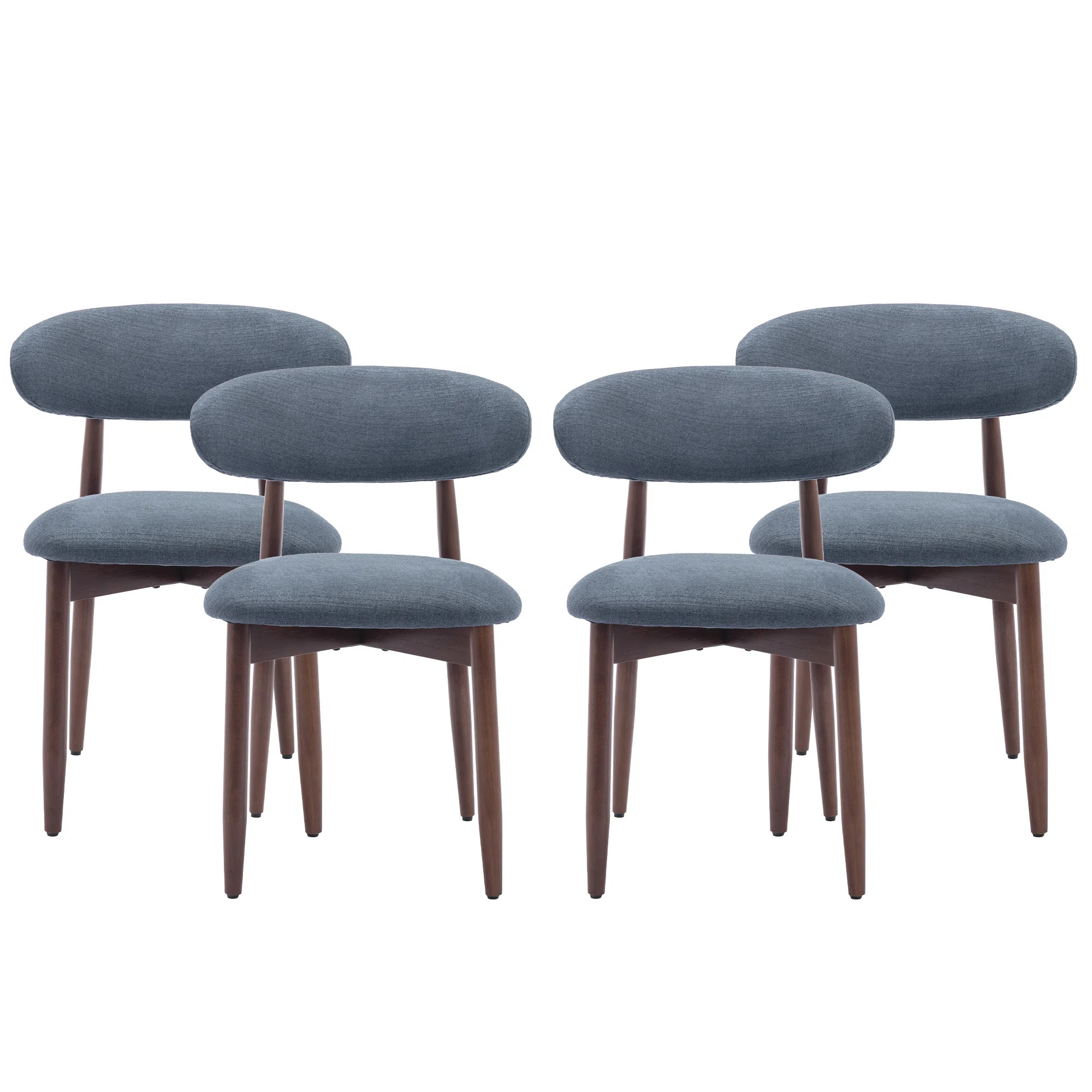 Upholstered Solid Wood Side Chair Dining Chair (Set of 4) | Wayfair North America
