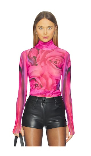 AFRM Zadie Top in Fuchsia Rose from Revolve.com | Revolve Clothing (Global)