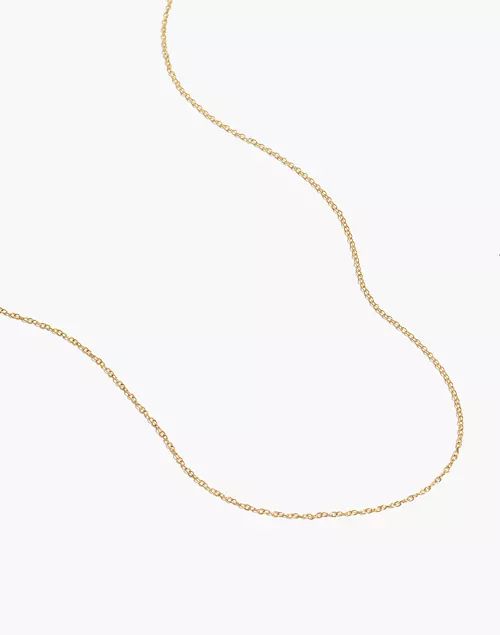 Delicate Collection Demi-Fine 14k Plated Chain Necklace | Madewell