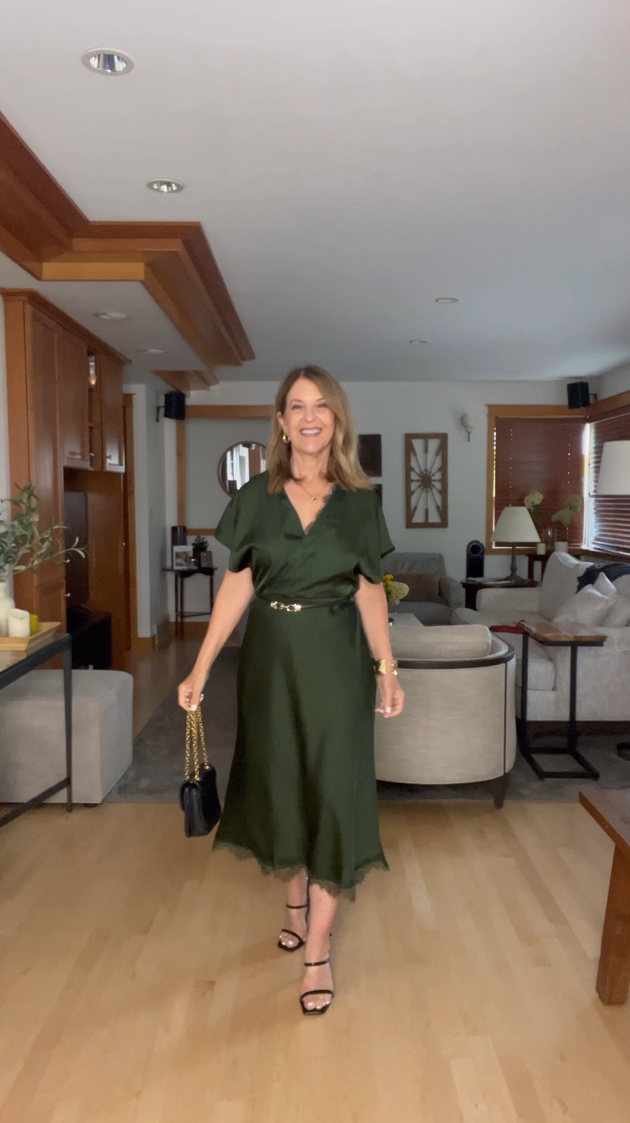 I was looking for a cocktail dress and thought I'd try this one from Walmart. It's a keeper! 

It's so pretty and comfortable.  I'm wearing a size xs.  

A few styling suggestions. Wear Spanx and/or a slip.  Add accessories to elevate the look. You might need to tack the front. I do not recommend a tacking gun; it will show.  It's easy to stitch closed or have a tailor do it.  Let me know if you need help. 😊

#LTKOver40 #LTKVideo #LTKFindsUnder50