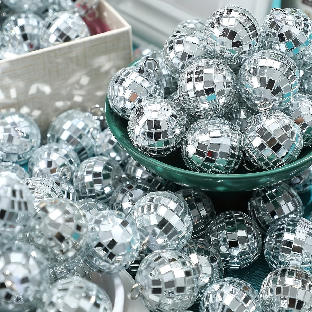 Disco Balls Ornaments Mini Disco Balls Silver Hanging - Temu | Temu Affiliate Program