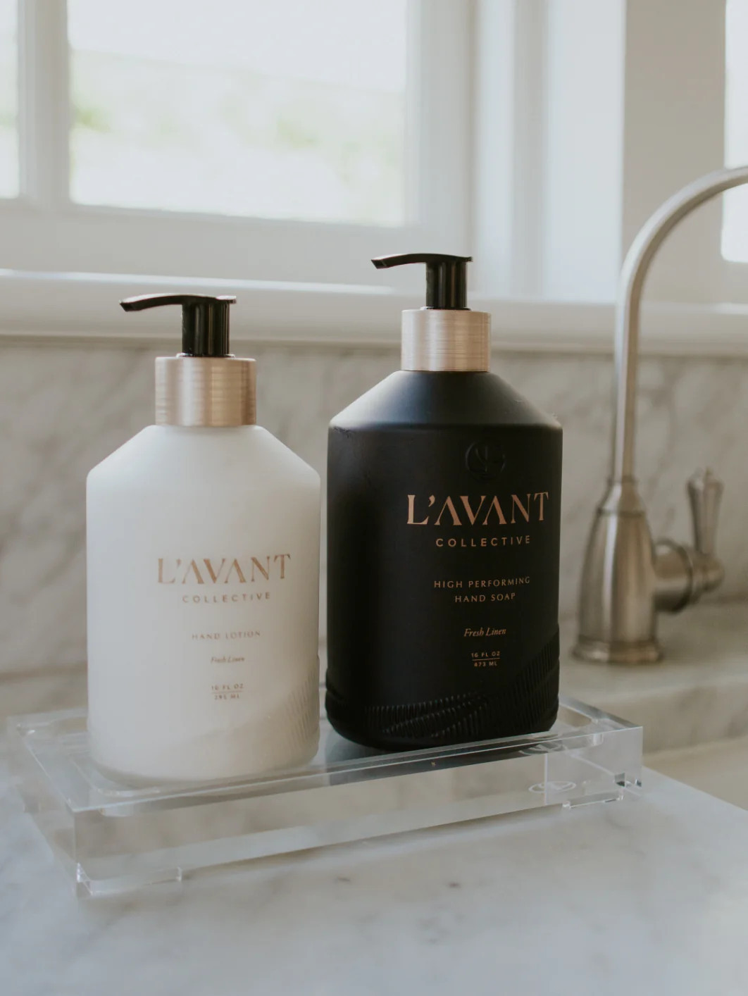 Deluxe Hand Soap + Lotion Bundle - Fresh Linen | L'AVANT Collective