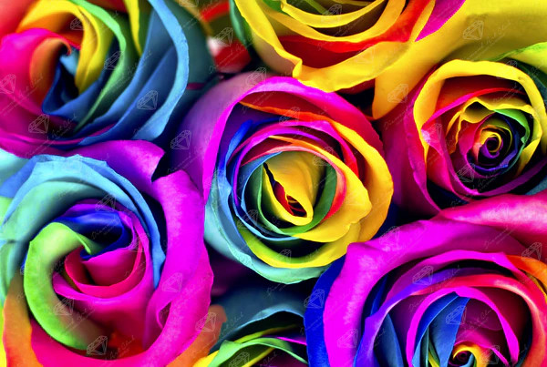 Rainbow Roses | Diamond Art Club