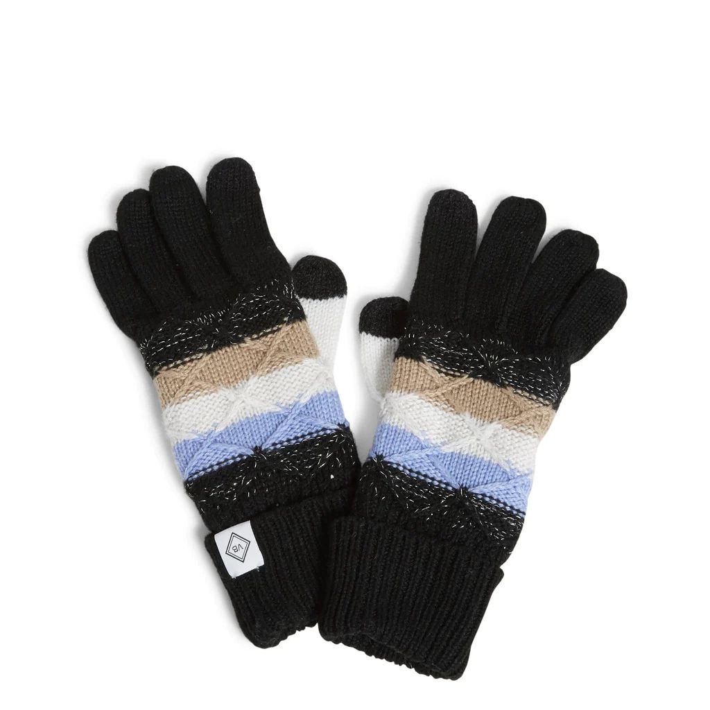 Cozy Striped Knit Tech Gloves | Vera Bradley