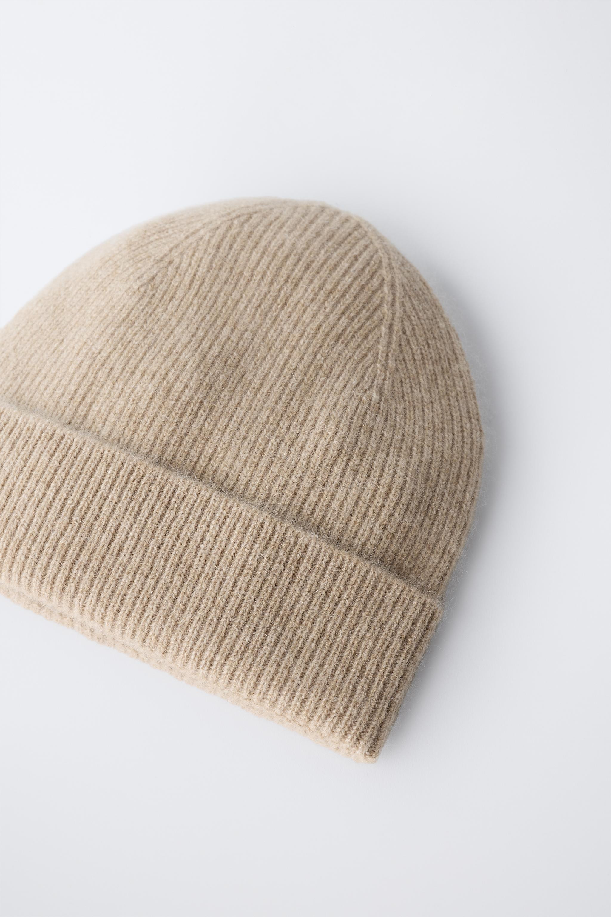 RIPPENSTRICKMÜTZE AUS 100 % KASCHMIR | Zara DE