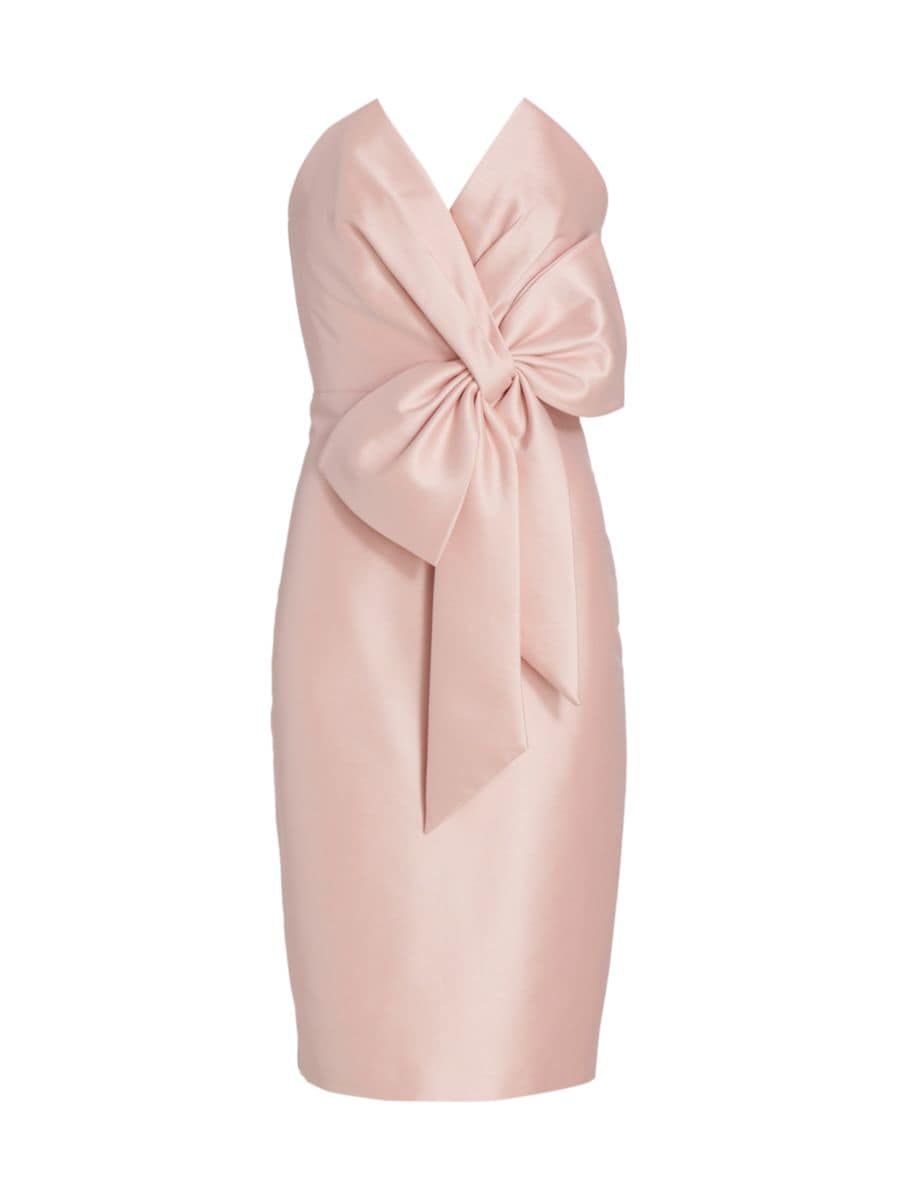 Badgley Mischka Bow Cocktail Dress | Saks Fifth Avenue