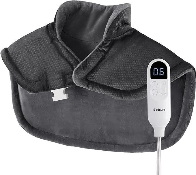 Bedsure Heating Pad for Neck and Shoulders and Back - Birthday Gifts for Women Men Mom Mens, FSA ... | Amazon (US)