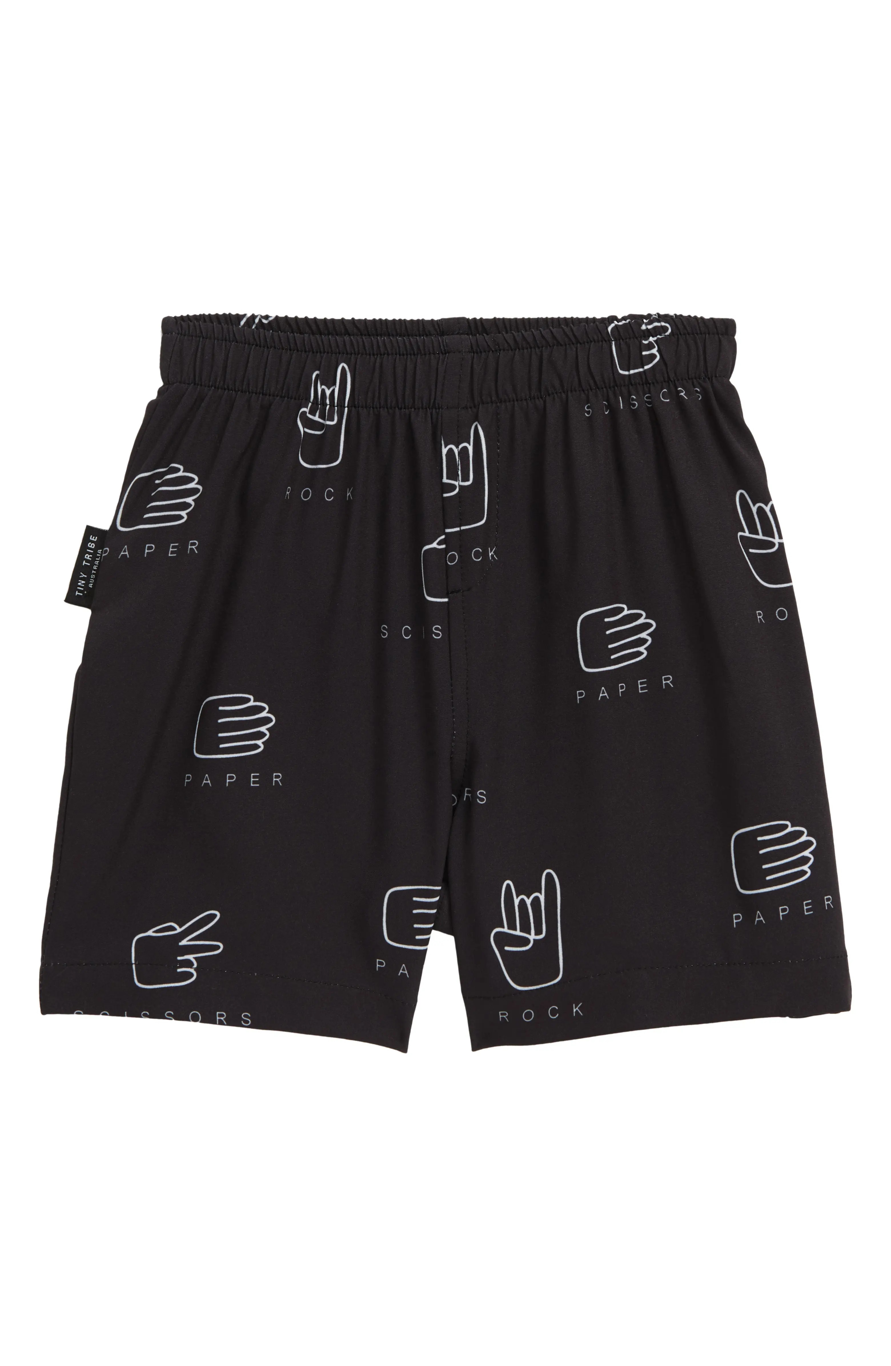 Scissors Paper Rock Graphic Swim Trunks | Nordstrom