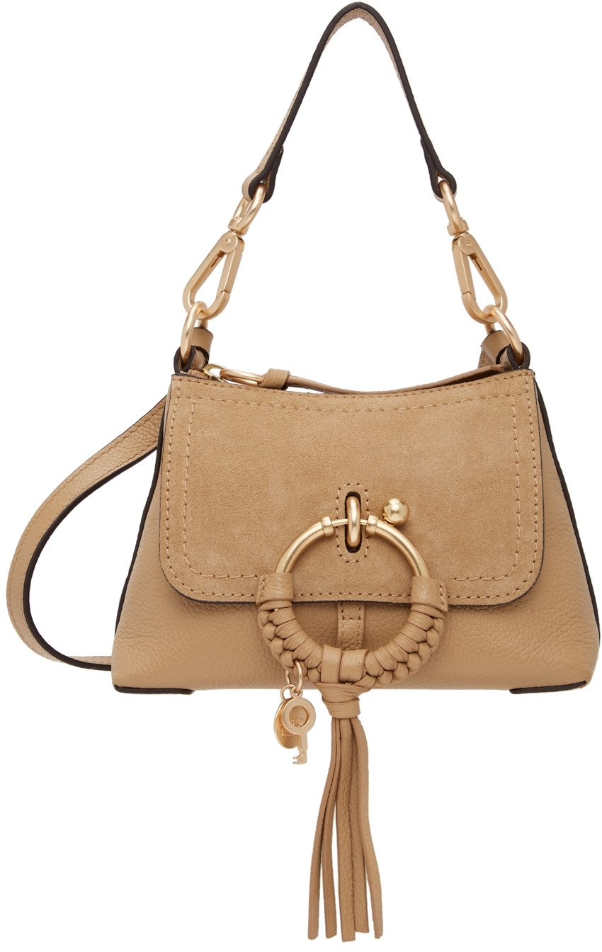 Tan Mini Joan Shoulder Bag | SSENSE