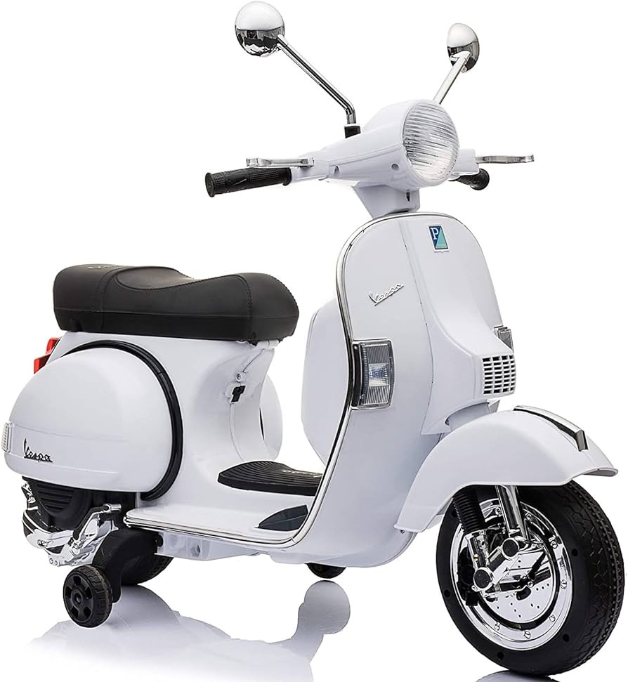 Best Ride On Cars Vespa Scooter, White, Large | Amazon (US)