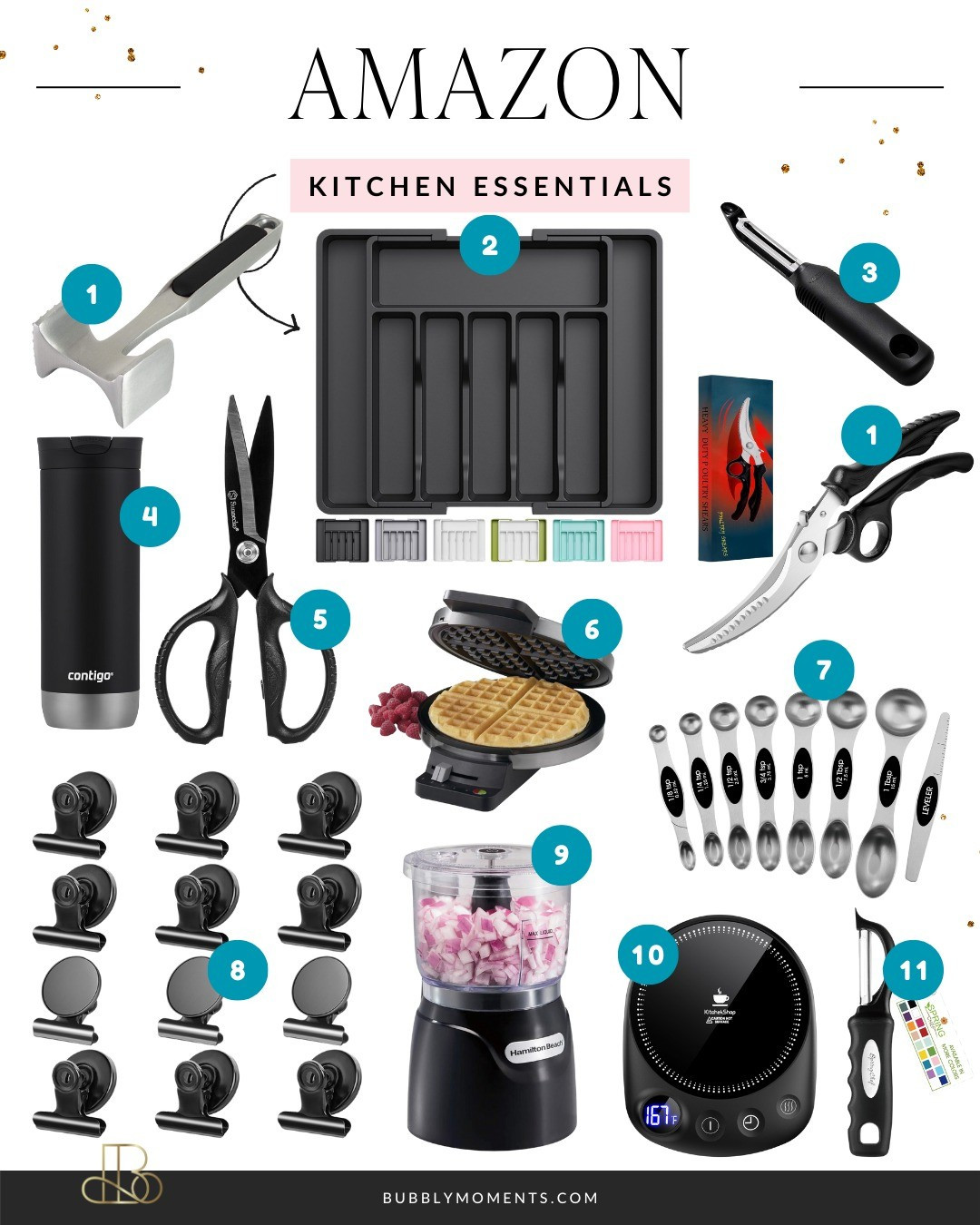 🚨 Calling all kitchen lovers! 🚨 Your perfect kitchen setup starts here with these handpicked Amazon Kitchen Essentials! From professional-quality knives to sleek organizers and everyday gadgets, these tools are designed to save time, reduce stress, and make your space look Instagram-worthy! Upgrade your cooking station with these customer-loved, highly-rated products. Don’t wait—shop now and discover why these are flying off the shelves!#KitchenEssentials #AmazonDeals #HomeChefLife #AmazonFavorites #BestKitchenTools #AmazonMustHaves #KitchenOrganizationGoals #BudgetFriendlyFinds #CookingMadeEasy #TopAmazonPicks #MealPrepGoals #SmartHomeEssentials #HomeInspiration #UpgradeYourKitchen #EverydayConvenience

