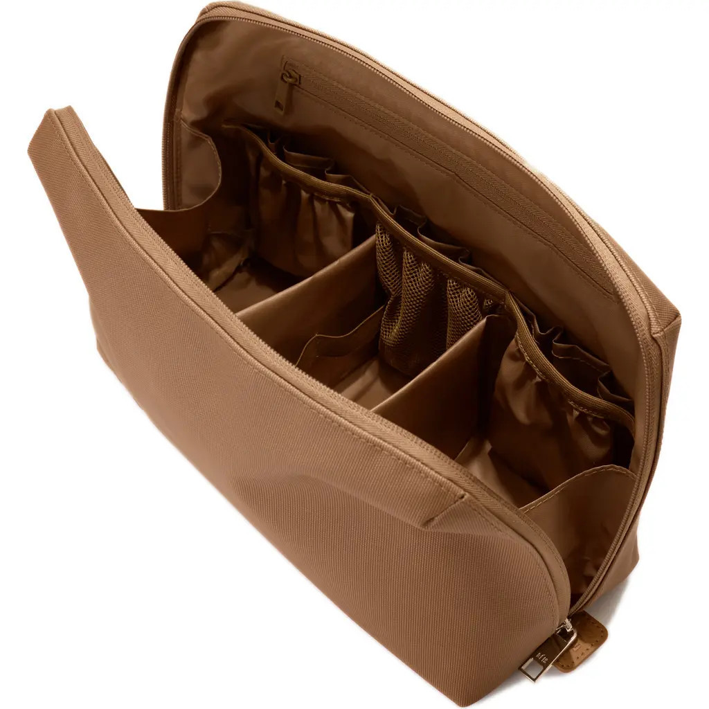 Béis The Large Cosmetics Pouch in Camel at Nordstrom | Nordstrom