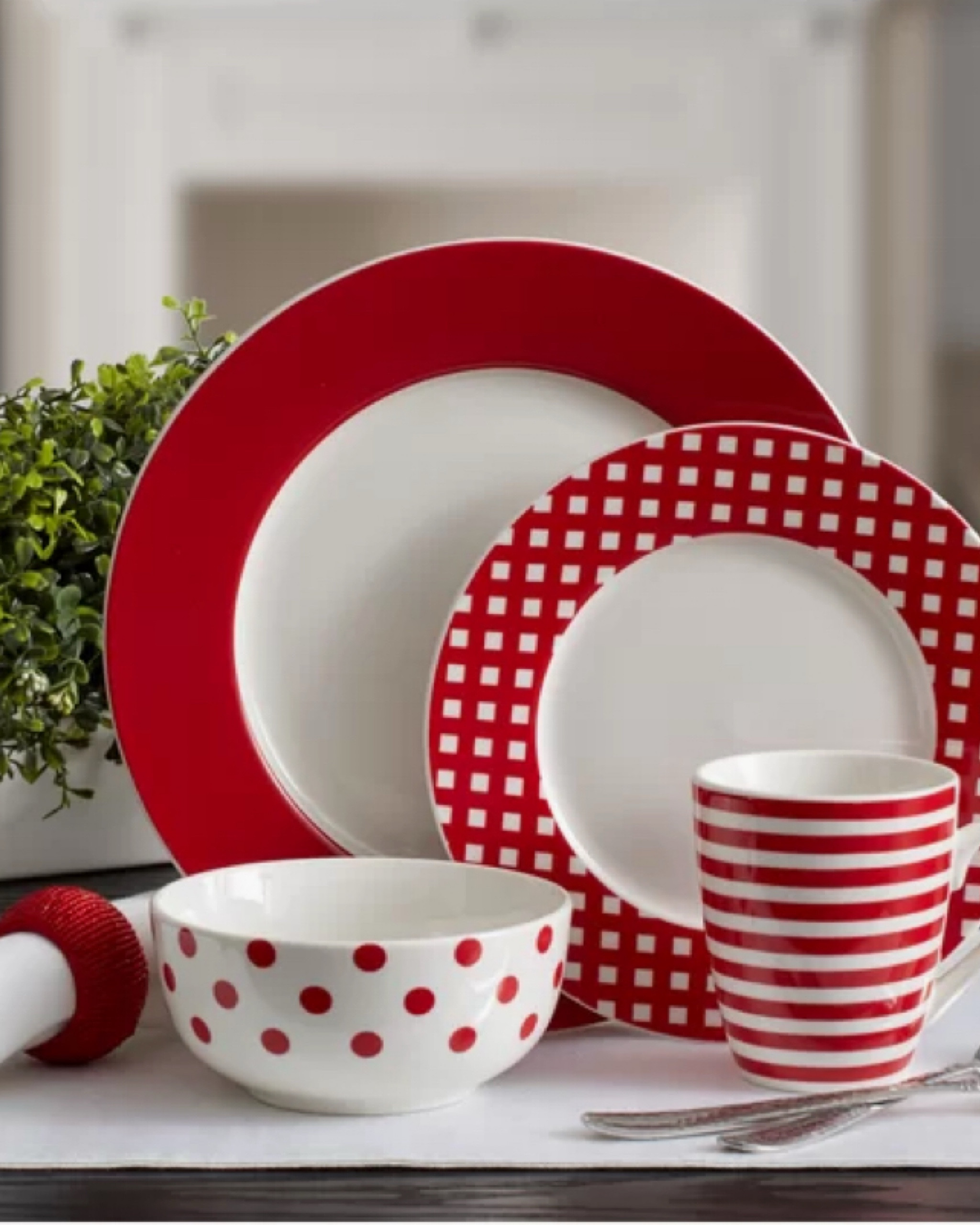 Beautiful dinnerware. Perfect for Valentines, Christmas and Patriotic holidays! #entertain #kitchen #dishes #dinnerware 

#LTKSeasonal #LTKGiftGuide #LTKHome