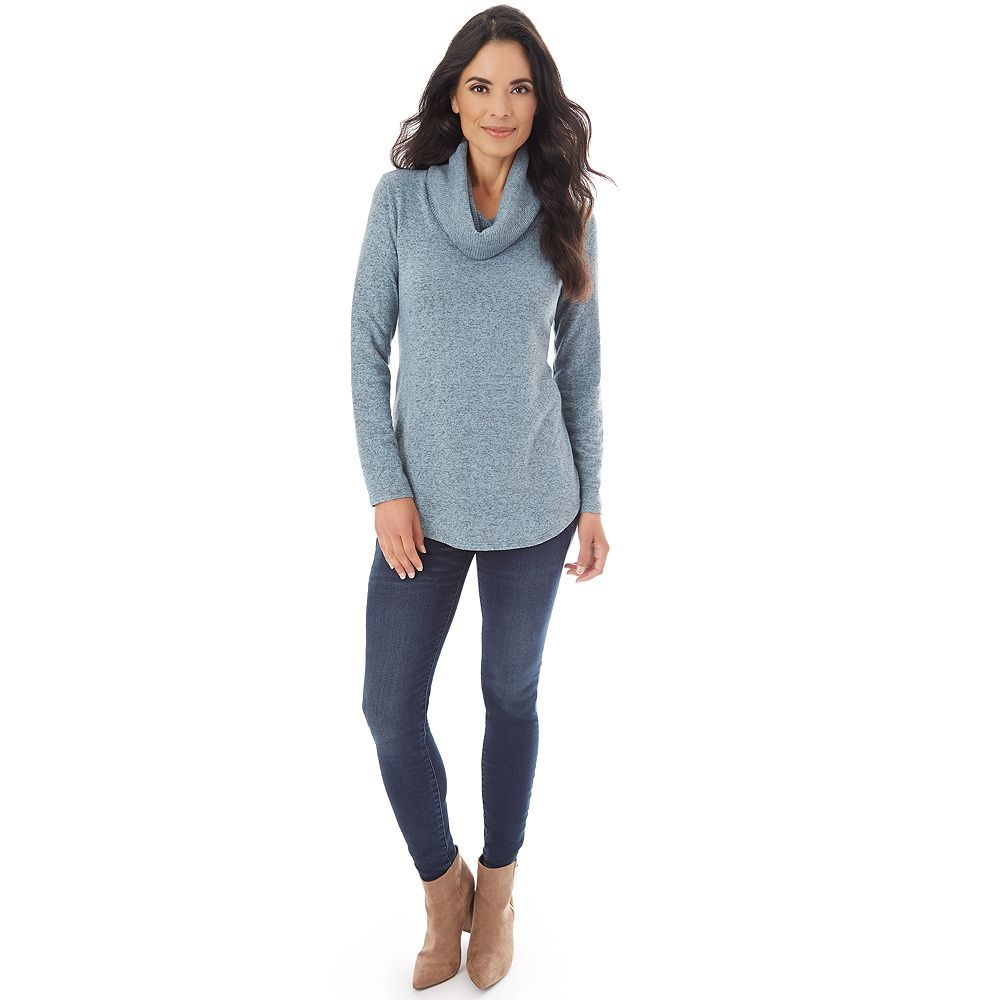 Women's Apt. 9® Soft Cowlneck Sweater | Kohl's