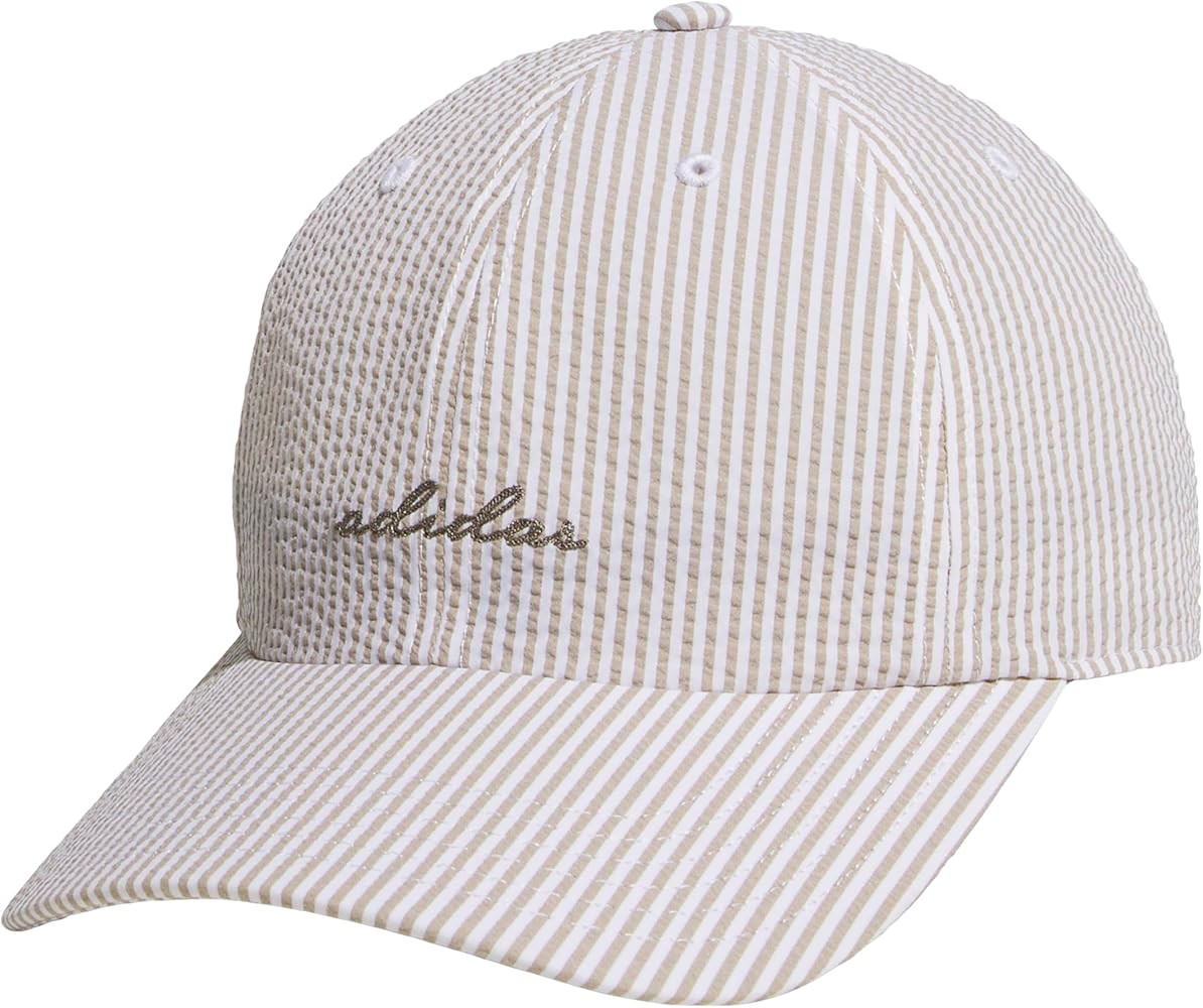 adidas Women's Seersucker Baseball Cap \u2013 Relaxed Strapback Hat | Amazon (US)