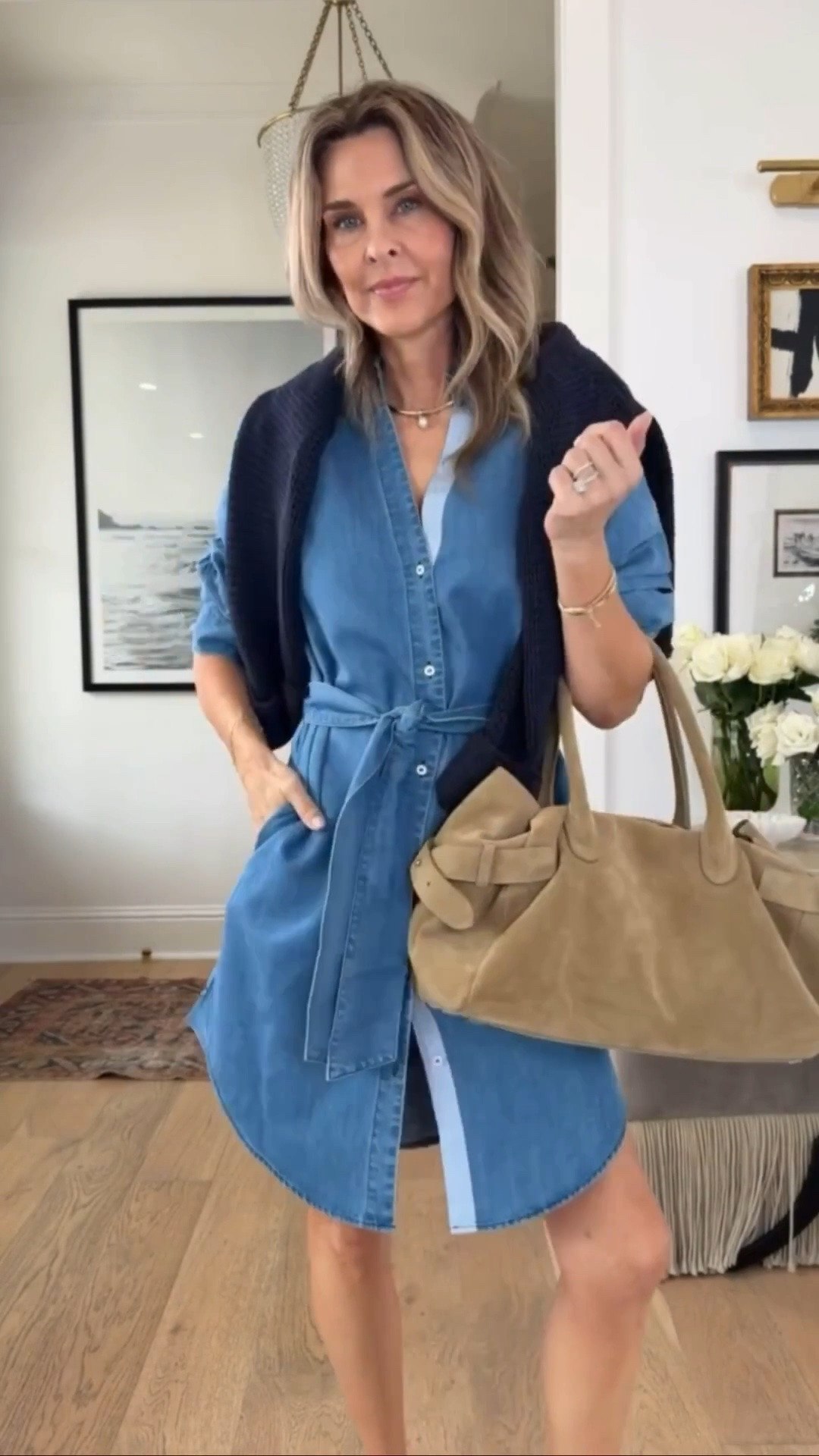 Brochu Walker new arrivals with lightweight denim.  Elevated, everyday essentials you will love wearing again & again. 
I’m 5’6”, wearing XS in all.

#LTKootd #LTKgrwm #LTKOver40