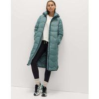 Goodmove Stormwear™ Quilted Hooded Puffer Coat Faded Green | Marks & Spencer (UK)