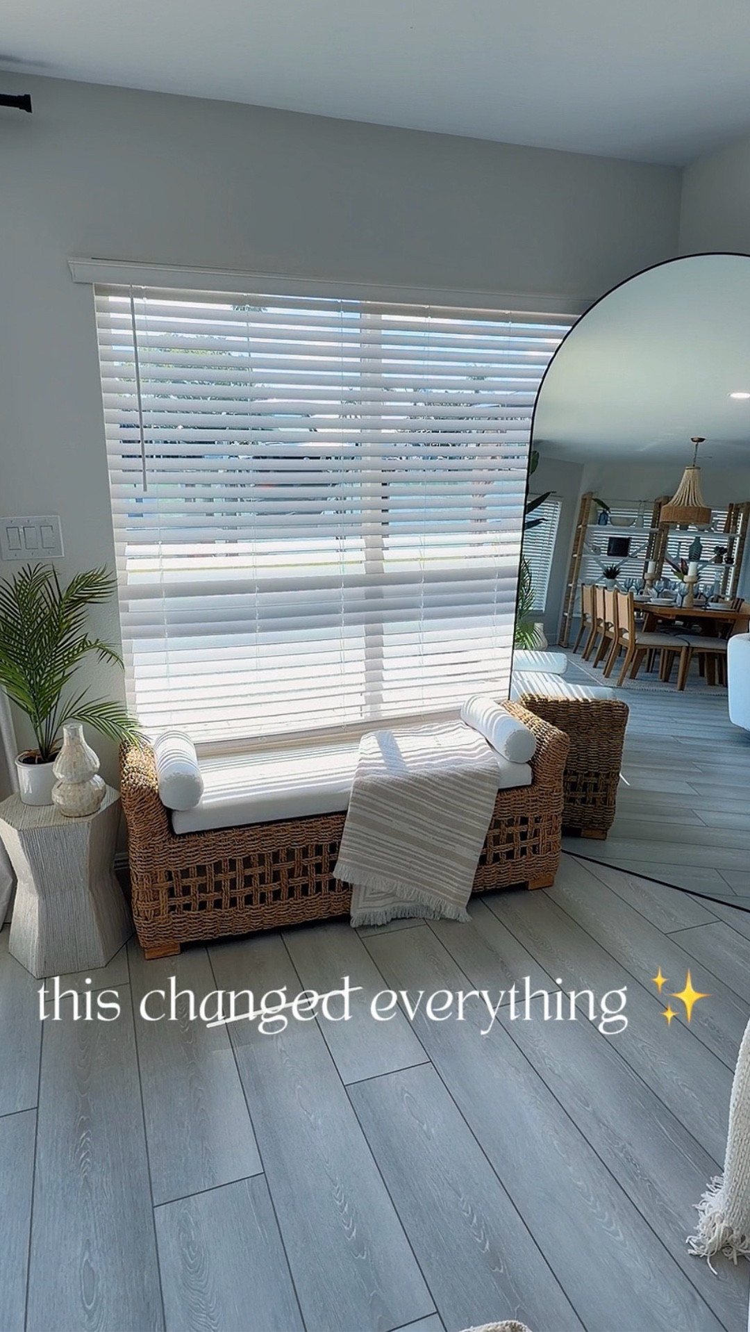 this changed everything ✨

such an easy way to elevate a space without doing a full redesign 🤍
this bench + arched mirror instantly made this corner feel styled, functional, and way more expensive

sharing both linked here 🖤

@Wayfair 



#LTKmorningroutine #LTKSaleAlert #LTKHome