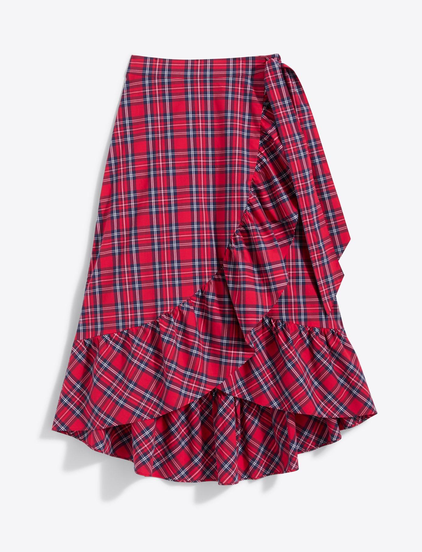 Tie Waist Wrap Skirt in Angie Plaid | Draper James (US)
