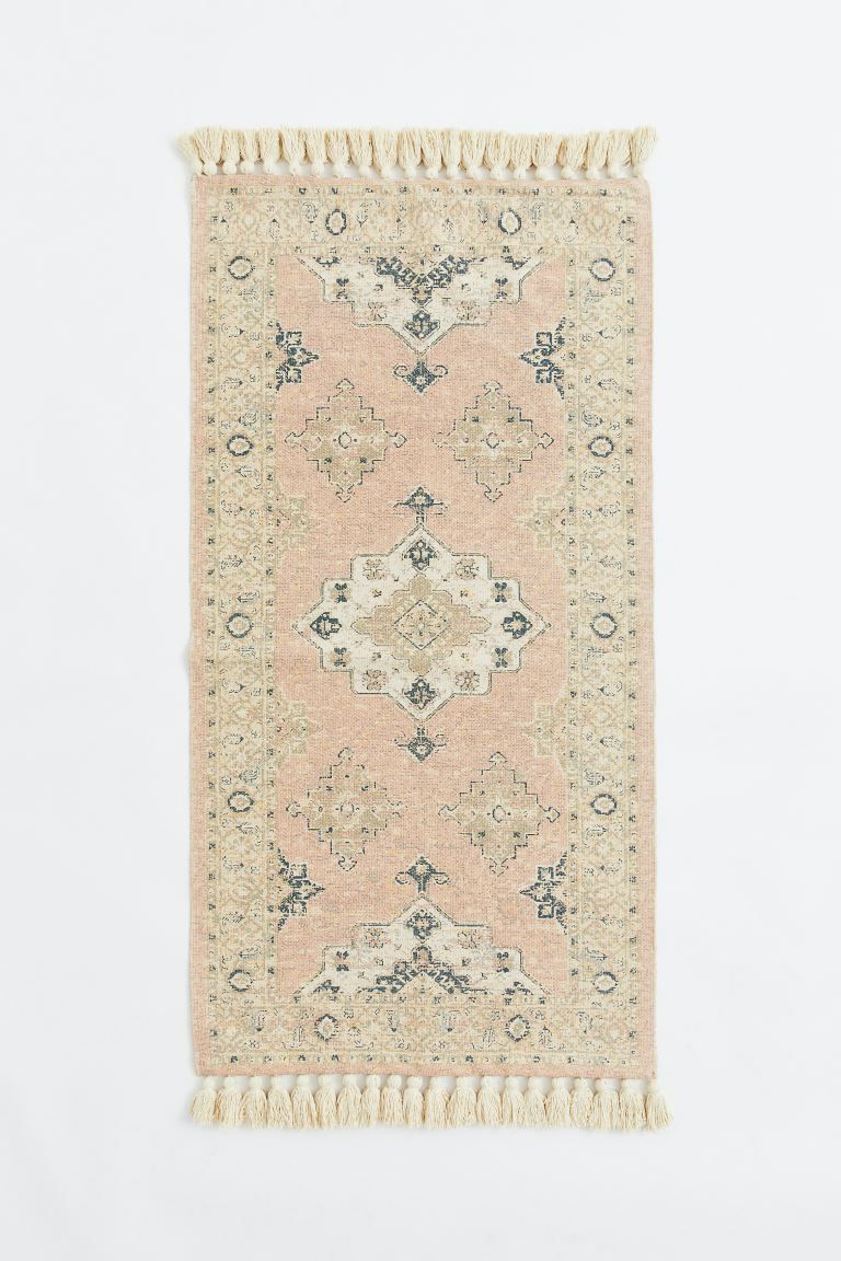 Patterned Rug with Fringe | H&M (US)