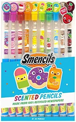 Scentco Graphite Smencils - HB #2 Scented Pencils, 10 Count | Amazon (US)