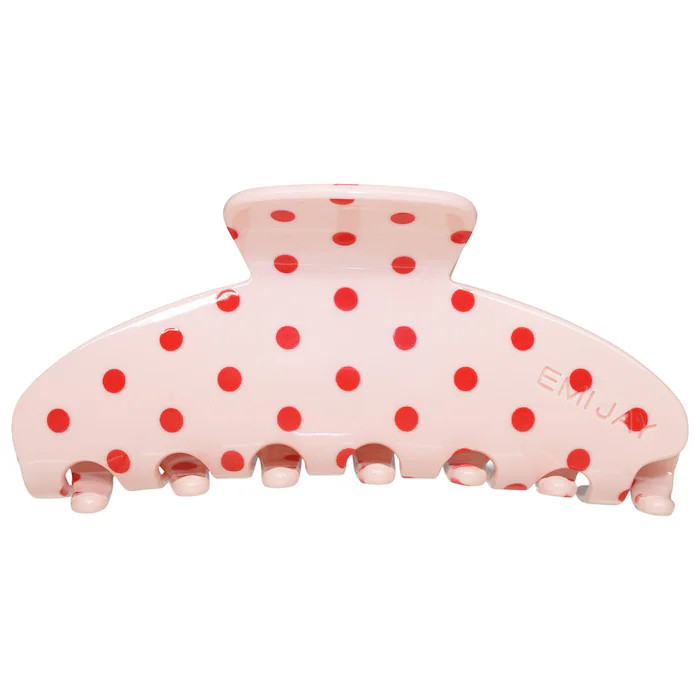 Emi Jay Big Effing Clip\u00ae Hair Claw in Blush Polka Dot | Sephora (US)