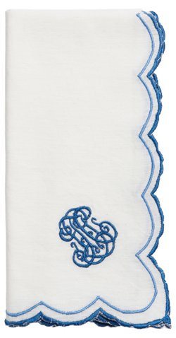 Heirloom Napkin, Delft Blue/White | One Kings Lane