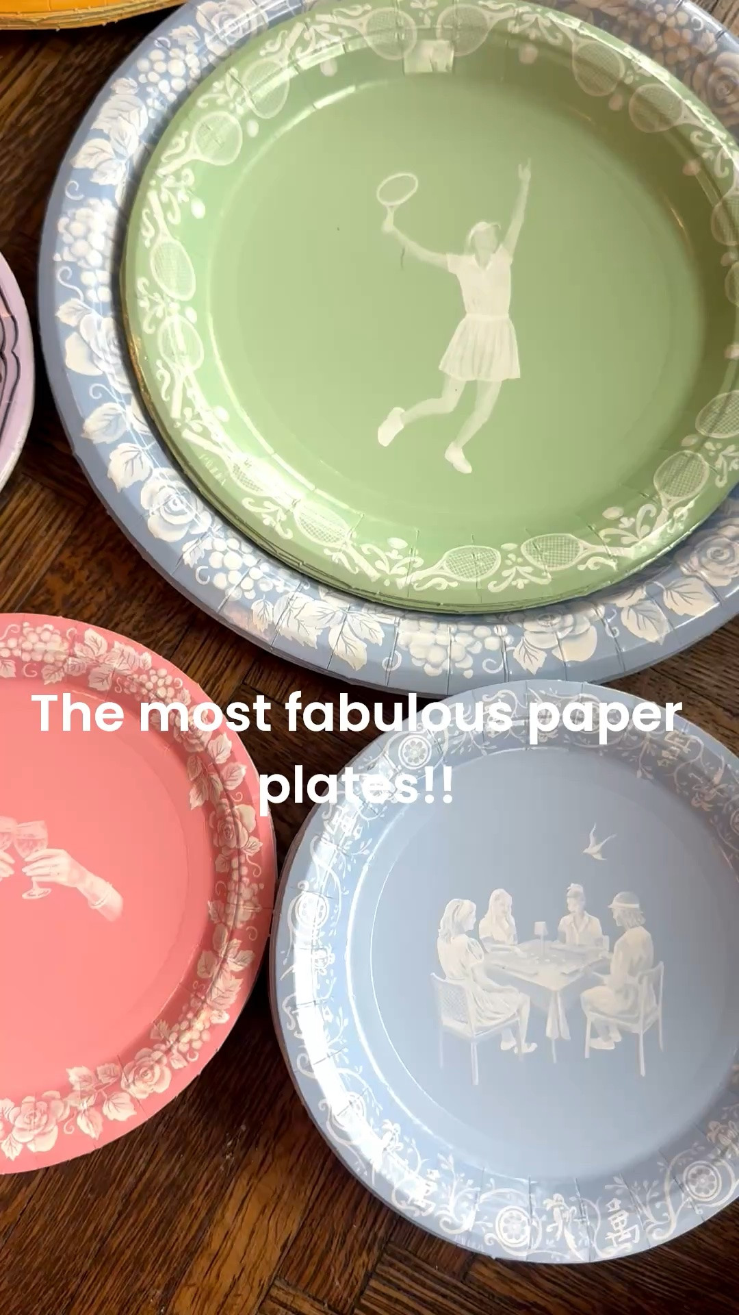 The most fabulous paper plates!!

Entertaining
Party planing
Tennis
Mahjong

#LTKMothersDay #LTKdayinmylife #LTKgrwm