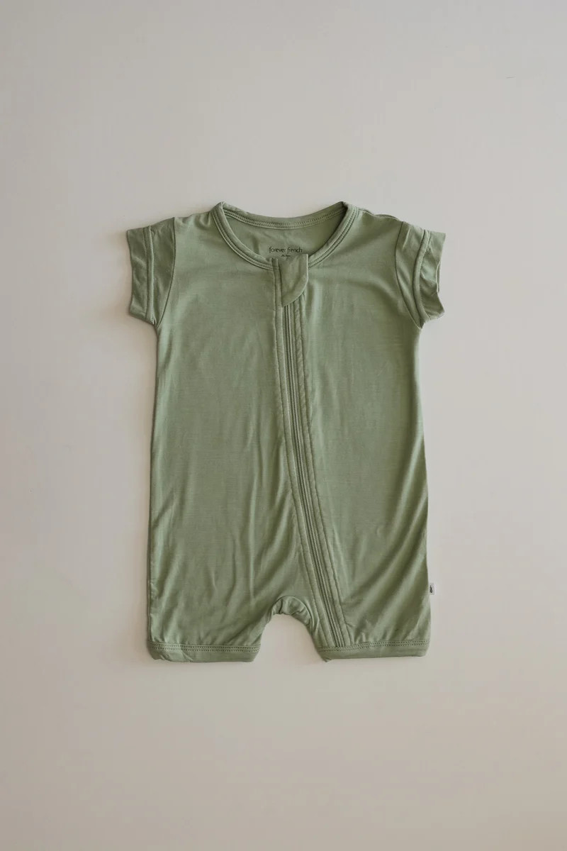 Honeydew | Bamboo Zip Shortie | Forever French