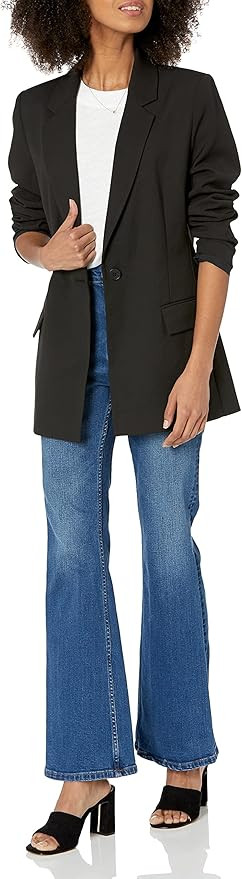 The Drop Women's Blake Long Blazer | Amazon (US)