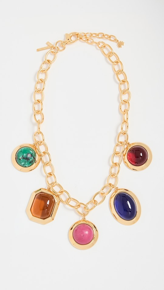 Bezel Jewel Charm Necklace | Shopbop