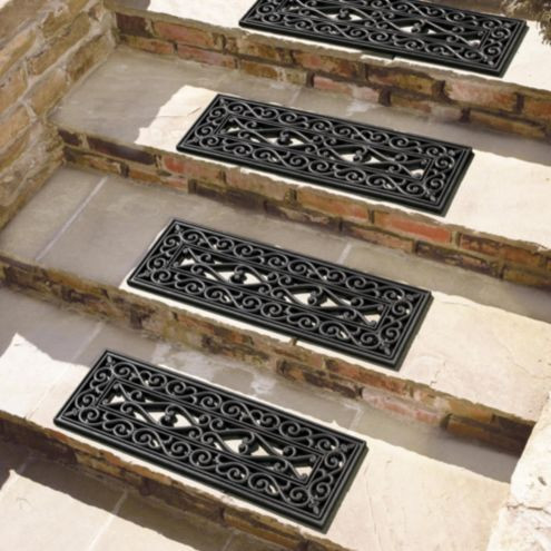 Highgate Doormat Stair Treads - Set of 4 | Ballard Designs, Inc.